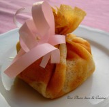 Baluchons de crêpes à la mangue