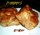 Brownies aux pommes