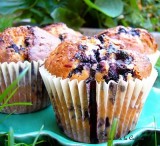 Muffins hyper moelleux aux myrtilles