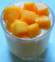 Crème légère et facile à la mangue