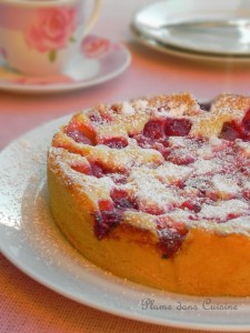 Le gâteau aux framboises qui a un succès fou fou fou...