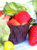 Paniers gourmands au chocolat