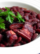 Haricots rouges consommés à l’antillaise