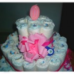 My baby shower et mon "gâteau de couches"
