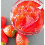 Confiture d’ananas et de fraises