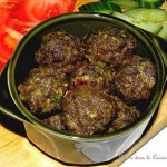 Boulettes Colombo au four