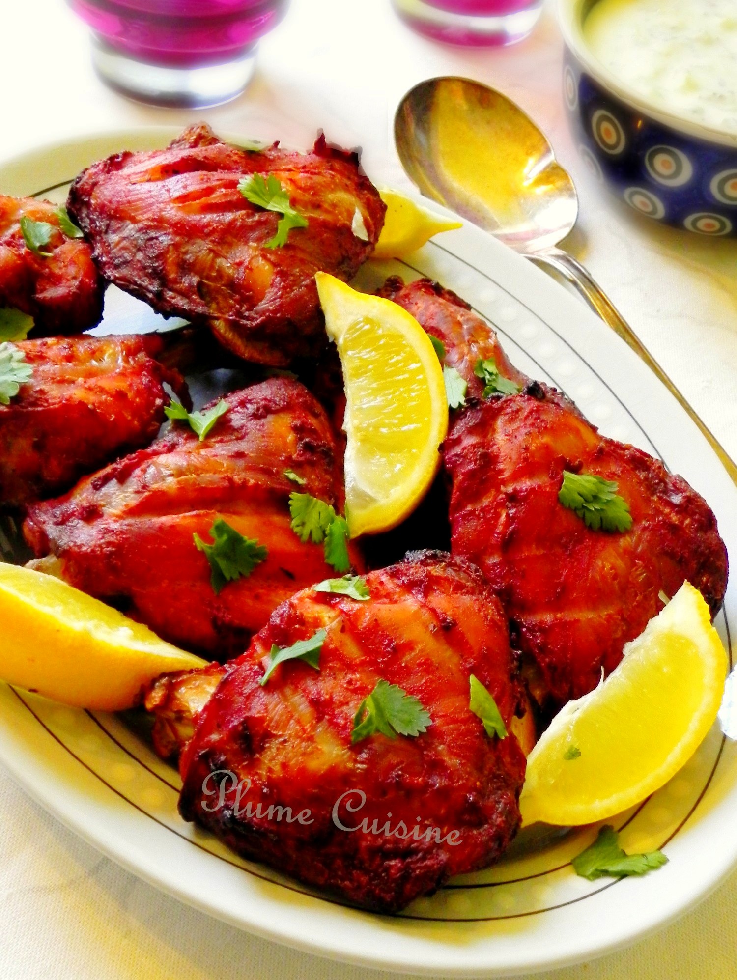 Poulet Tandoori au four Une Plume dans la Cuisine