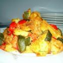 Courgettes et pommes de terre au four...