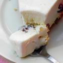 Cheesecake glacé rhum-raisins