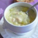 Soupe de pommes de terre crémeuse au jambon