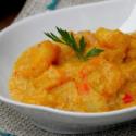 Crevettes épicées avec sauce au coco crémeuse