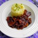Côtelettes de porc glacées au vinaigre balsamique