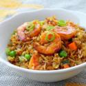Riz sauté aux crevettes