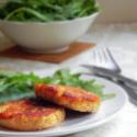 Galettes de saumon, et leur sauce concombre/citron