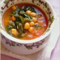 Soupe marocaine de pois chiches au cumin